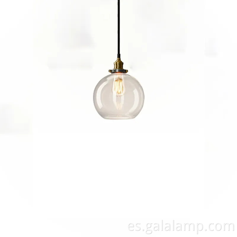 Luz colgante de LED de burbujas de vidrio E27 E27 para casas modernas